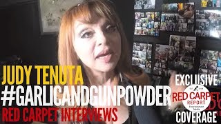 Judy Tenuta interviewed at 'Garlic and Gunpowder' Premiere Red Carpet