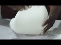 HOW TO MAKE ALL WEATHER FONDANT NO CRACKS/ STRETCHY & SOLID FONDANT FOR BEGINNERS #fondant #fyp