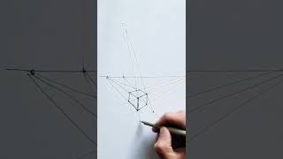 How to Draw Perspective Shadow. #sketching #prespective #architecture #