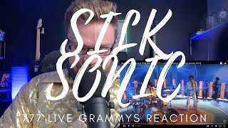 SILK SONIC - 777 - LIVE GRAMMYS - REACTION