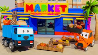 Construction Vehicles Build Supermarket in Just 1 Day in NAT Vehicles Village