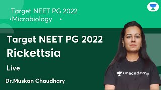 Target NEET PG 2022: Rickettsia | Microbiology | Let's Crack NEET PG | Dr.Muskan
