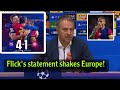 What did Flick say after Barcelona's big win over Bayern Munich 4-1?