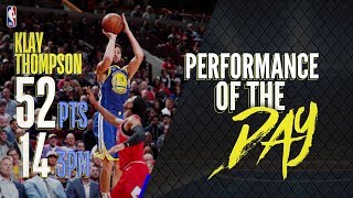 Klay Thompson Goes Off For 52 Points | 30-10-2018