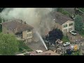 Firefighters On Scene Of House Explosion In Ridgefield, NJ