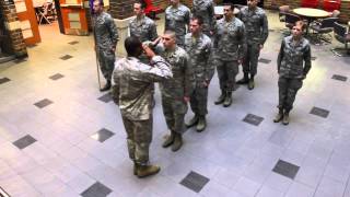 Falling In, Changing out Flight Commanders, and Falling Out