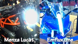 Emflux One and Menza Lucat - Indian Electric Super Bikes