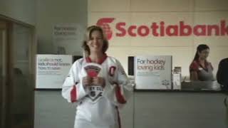 2010 Scotiabank commercial with Cassie Campbell \u0026 Jerome Iginla