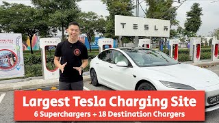 Gamuda Cove Supercharger at Tesla Takeover Asia