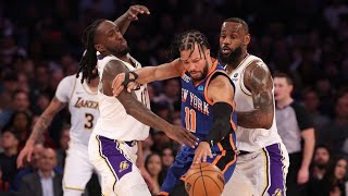 Los Angeles Lakers vs New York Knicks - Full Game Highlights | February 3, 2023-24 NBA Season