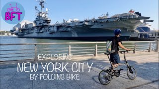 NEW YORK CITY BROMPTON FOLDING BICYCLE RIDE ALONG ⦉ Manhattan & Harlem ⦊