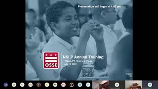 2020 National School Lunch Program (NSLP) Annual Training