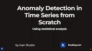 SREcon24 Europe/Middle East/Africa - Anomaly Detection in Time Series from Scratch Using...