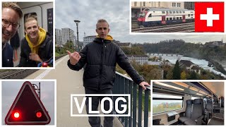 Vlog/Aufnahmen aus meinem Urlaub | Schweiz, Ulm und Allensbach | Bahnübergang und Schweizer Zugfahrt