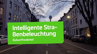 Intelligente Straßenbeleuchtung am Fürstenwall - Zukunftsviertel | Stadtwerke Düsseldorf