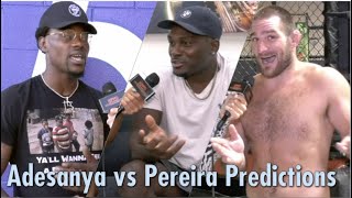 Israel Adesanya vs Alex Pereira Predictions UFC 281