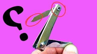 6 Tricks with Nail Clippers that EVERYONE should know(GENIUS)