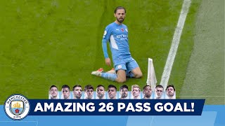 AMAZING 26 PASS BERNARDO SILVA GOAL | Every player touched the ball! | Utd 0-2 City