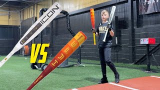 2025 Easton Hype Fire vs Rawlings Icon