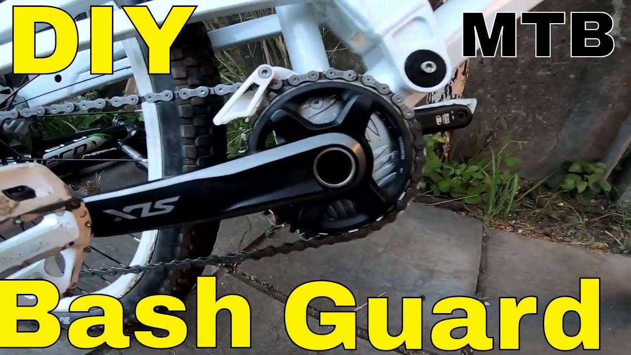 DIY Custom MTB Bash Guard And Chain Guide - YouTube