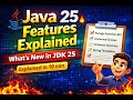 Java 25 Features Explained 🔥 | What’s New in JDK 25 (Full Overview)