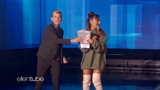 Ariana Grande is giving FREE TICKETS for Sweetener Tour on The Ellen Show!