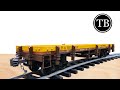 Part 2 - Building A Custom Flat Car #trains #trainbuilder