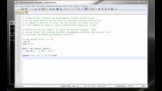 Intro to Python Programming 7 - Loops Pt2