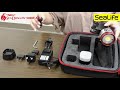 unboxing the sea dragon 5000f auto underwater photo video light