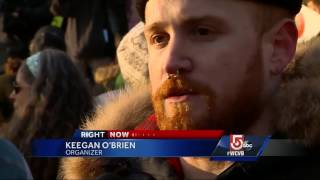 Boston high school students walk out in protest of Donald Trump