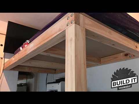 Loft Bed construction DIY - Build It Yourself 4K Loft Bed construction DIY - Build It Yourself 4K