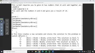 Using the SWITCH statement in PowerShell
