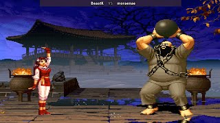 kof94 The King of Fighters 94 | Fightcade 킹오브파이터즈94 BeastK (kr) vs moraenae (kr) 拳皇94