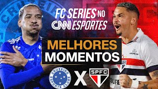 CRUZEIRO 1 X 1 SÃO PAULO: CONFIRA OS MELHORES MOMENTOS | CNN ESPORTES