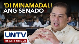 'Di minamadali ang Senado sa impeachment trial—Speaker Romualdez