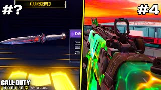 TOP 10 RAREST ITEMS/SKINS IN COD MOBILE!!