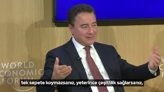 Davos'a giden Ali Babacan'ın İngilizcesi dikkat çekti