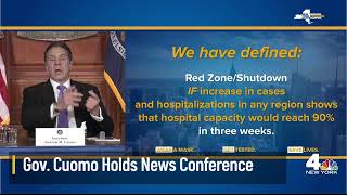 NY Gov. Cuomo Holds News Conference