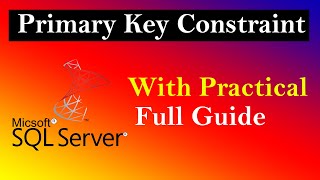 Primary Key | SQL Tutorial for beginners