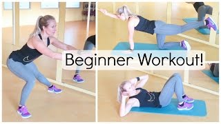 Complete 30 min. Beginner Workout - Oefeningen voor thuis