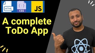 javascript bangla tutorial 94 : mini project 5 | A complete todo App (part-1)