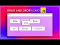 How To Build Drag & Drop With Vanilla Javascript