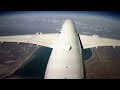 flying over aral sea