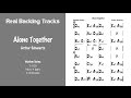 Alone Together - Real Jazz Backing Track - Play Along