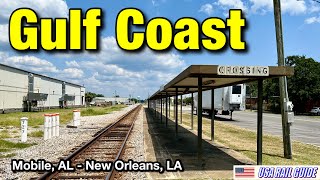 [ Amtrak Station ] Future passenger rail route, 5 stations +1 in Alabama, Mississippi and Louisiana