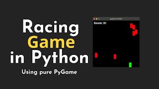 Simple Racing Game in Python - Beginner Friendly Tutorial! 🐍🏁