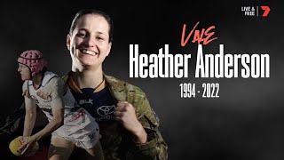 AFLW PF: Heather Anderson Tribute