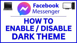 How To Enable Dark Theme On Facebook Messenger Using A PC (Web Version) Step-by-Step Guide!