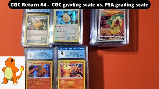 CGC Pokemon Return #4 - CGC vs. PSA grading scale. Scream Promos, Cracked Ice Charizard, Victory Cup