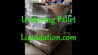 Unboxing Electronics Liquidation Pallet.  MSRP $3929